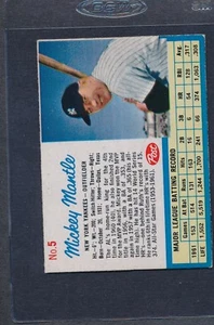 1962 Post Cereal #005 Mickey Mantle Yankees EX/MT *517 - Picture 1 of 1