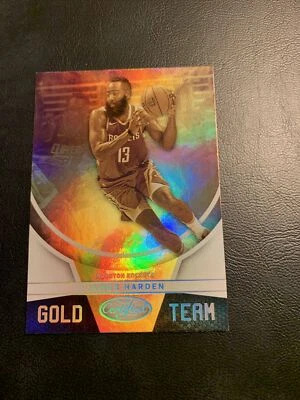 Cb41c #5 James Harden 2019/20 Panini certificado Gold Team Houston Rockets Foto 1 de 2