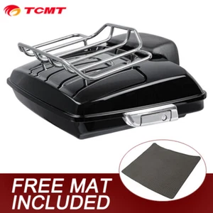 Razor Luggage Trunk Backrest Rack Fits For Harley Street Road Glide 14-23 - Picture 1 of 8