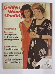 Golden Hands Monthly Magazine November 1974 - Evening Dresses Vintage UK Fashion - Picture 1 of 3