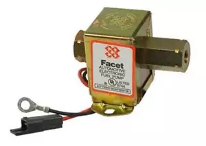 12V FACET SOLID STATE FUEL PUMP FITS 2-3.5PSI ALL CARBURETED ENGINES FACET 40171 - Picture 1 of 3