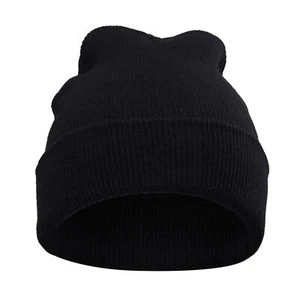 Hombres Mujeres Adulto Invierno Cálido Gorro Sombrero Tejido Gorra Cráneo Patrón Impreso - Imagen 1 de 10