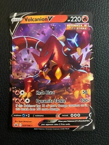 Volcanion V 025/198 Swsh06: Sword & Shield - Chilling Reign Holo - Picture 1 of 2