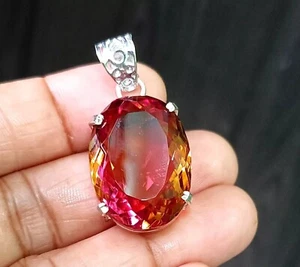 50.35 Ct Natural Zultanite 7 Color Pendant 925 Silver Loose Certified Gemstone - Picture 1 of 6