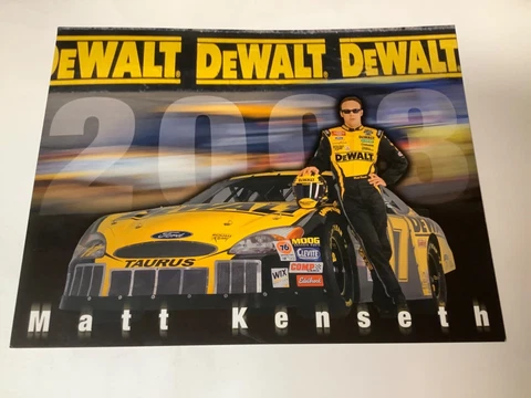 MATT KENSETH DEWALT 2003 POST CARD 11” X 8.5” Cover