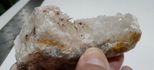 1 1/2 " X 4" Quartz Cluster w/Traces of Galena & Pyromophite - Loudville, MA - Picture 1 of 8