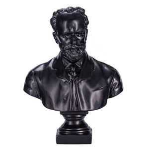 Russian Composer Pyotr Tchaikovsky Stone Bust Statue Sculpture 7.8'' (19.5 cm) - Picture 1 of 3