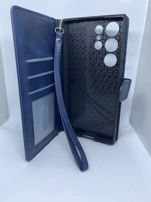 Funda Samsung S23 Ultra con Protector de Cámara, Billetera, Magnética y Cinturón de Mano Foto 1 de 4