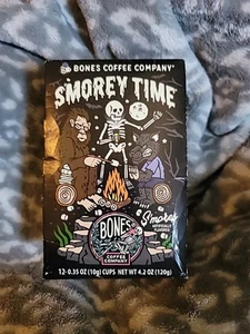 Bones Coffee S'morey Time Flavored Coffee Pods 12ct K-cups BB 5/20/2025 - Picture 1 of 6
