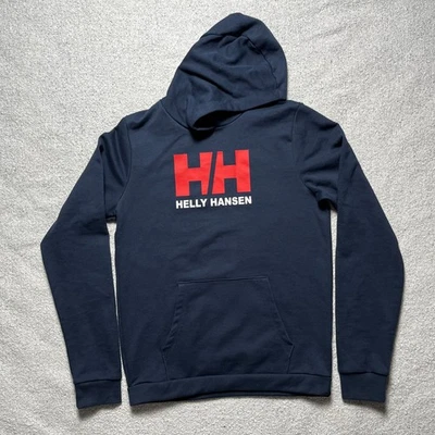 Sudadera con Capucha Helly Hansen Niños 176/16 HH Logo Mezcla de Algodón Pullover Sudadera Foto 1 de 4