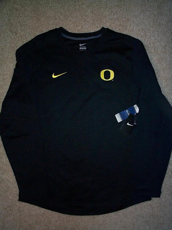 ($70) Oregon Ducks NIKE ncaa PERFORMANCE Sudadera Adulto HOMBRE/HOMBRE (m-mediana) Foto 1 de 3