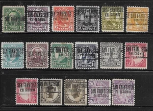 California Precancels - San Francisco L-3 - 17 1922 a 1926/32 con fondo roto - Imagen 1 de 1