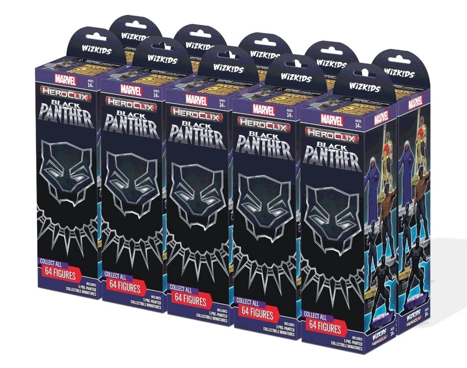 HeroClix - Marvel - Black Panther Booster (10x) Brick SEALED NEW - Image 1 of 1