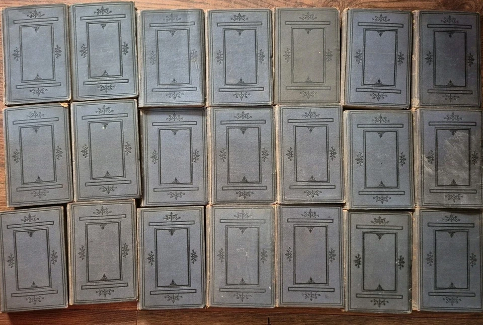 Charles Dickens The Pocket Volume Edition 1880 Antique Good Binding, 21 Books - Image 1 of 4