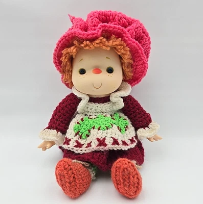 Muñeca de colección Strawberry Shortcake & Friends ganchillo a mano fresa Shortcake 12,5 Foto 1 de 4