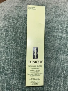 NEU IM KARTON - CLINIQUE Moisture Surge feuchtigkeitsspendendes aufgeladenes Konzentrat 1,6 Unzen - Bild 1 von 5