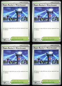 4x Team Rocket's Watchtower 180/182 Playset Destined Rivals NM Pokemon TCG - Picture 1 of 2