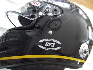 Bell GP3 Carbon Helmet with Genuine Bell Carry Bag. FIA 8859 -  2015 & Snell  - Picture 1 of 11