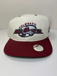 Vintage 90s Colorado Avalanche NHL Stanley Cup 1996 Champions Snapback Hat Cap - Picture 1 of 11