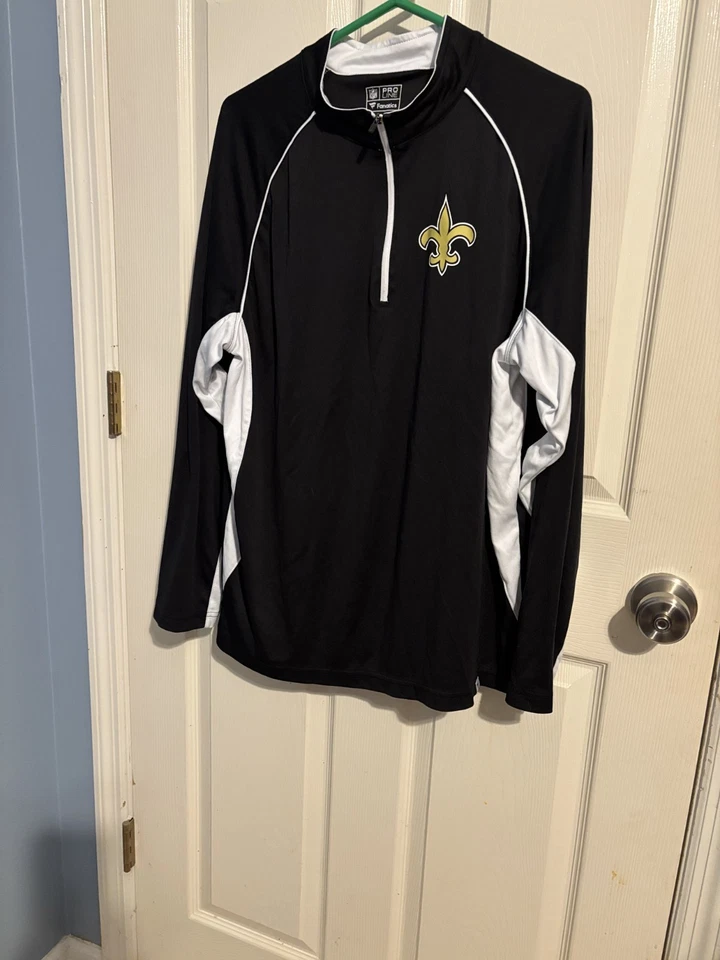 Pullover manga larga New Orleans Saints para hombre - Fanatics Proline NFL - talla L Foto 1 de 3