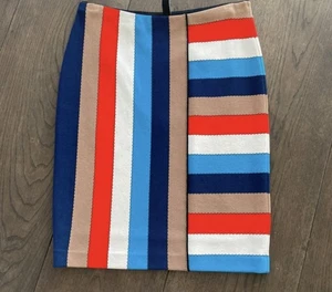 Hochwertige Rock von Marc Cain gr.38/40 n4 Rot/Blau/Creme Neu - Bild 1 von 8