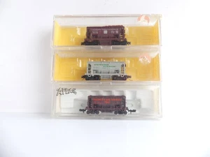 (11) ATLAS 1:160 / 3 WAGONS AMERICAIN TYPE US TON ORE CAR THUNDER CUYUNA SANTA - Imagen 1 de 2