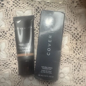 Cover FX Natural Finish Foundation 1oz G80  Vitamin C&E Luminous Lightweight - Picture 1 of 7