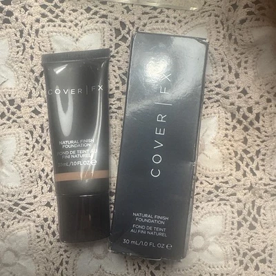 Cover FX Natural Finish Foundation 1oz G80  Vitamin C&E Luminous Lightweight - Image 1 of 4