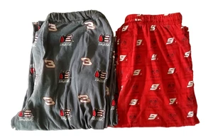 2X Winners Circle Nascar Lounge Pants Dale Earnhardt & Dodge #9 Pockets Mens Med - Picture 1 of 23