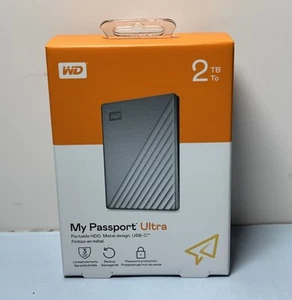 WD 2TB My Passport Ultra Portable External Hard Drive HDD-WDBC3C0020BSL-WESN - Picture 1 of 4