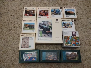 Bundle of Wentworth Jigsaw 12 x 40pc Puzzles - Dartmouth, Gingerbread Jumpers... - Picture 1 of 13