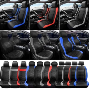 For Ford Leather Car Seat Covers Full Set Front Rear Protector Cushion（5-Seat） - Bild 1 von 38