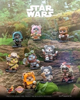 Star Wars - Ewoks Cosbi Bobble-Head Colección Serie Hot Toys Caja Ciega Foto 1 de 2
