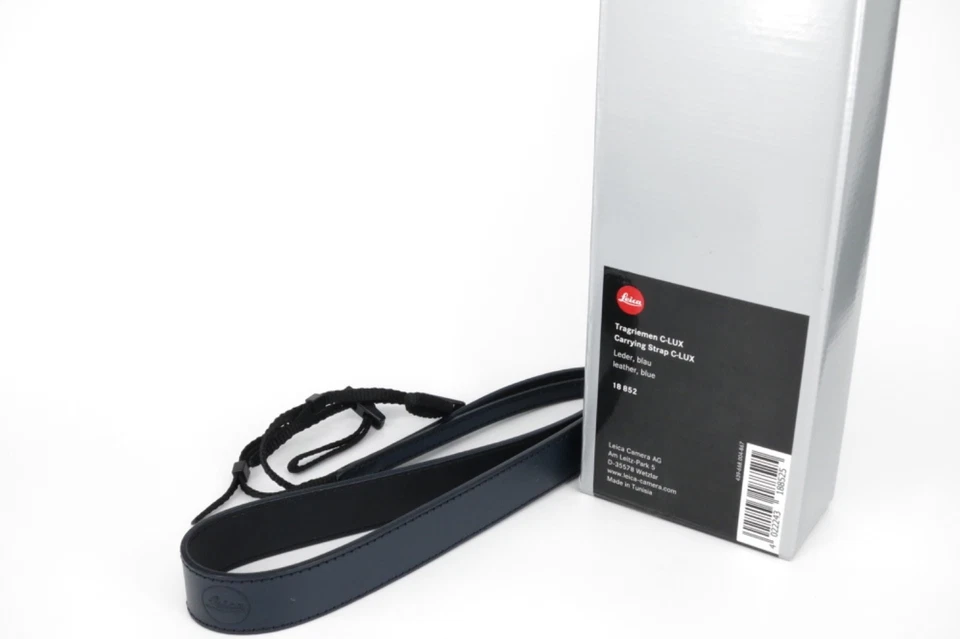 LEICA Tragriemen für C-Lux, Leder, blau ART 18852 * Fotofachhändler * - Bild 1 von 2
