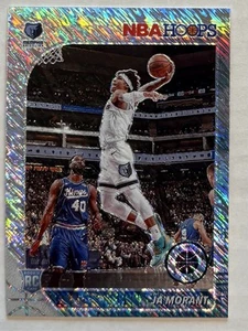 2019-20 NBA Hoops Premium Stock JA MORANT Shimmer Rookie SP #259 Grizzlies - Picture 1 of 2