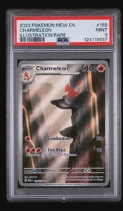 2023 POKEMON MEW EN-151 ILLUSTRATION RARE #169 CHARMELEON PSA 9 - Picture 1 of 3
