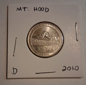 Denver Mint Mount Hood Oregon National Forest Quarter ATB 2010 - Imagen 1 de 2