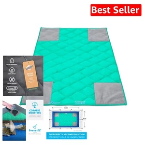 Super Absorbent Washable Guinea Pig Cage Liners with Waterproof Bottom - Green - Picture 1 of 8