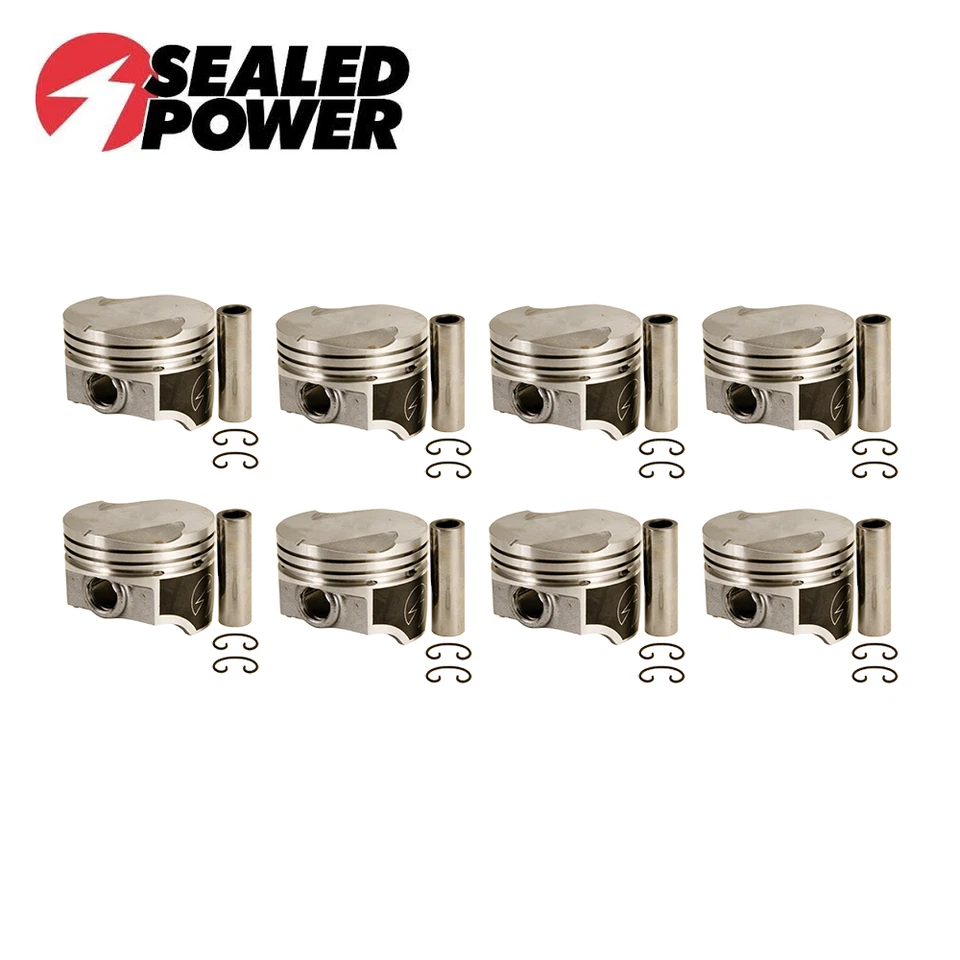 Flat Top Piston Set 030" Ford Falcon Mustang Fairlane LTD 302 351 Cleveland V8 - Image 1 of 1