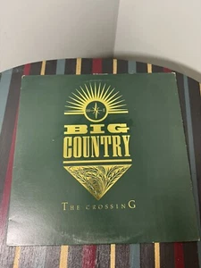 Big Country - The Crossing 1983 LP Green Gloss Sleeve, Gold Emboss Design - Picture 1 of 8
