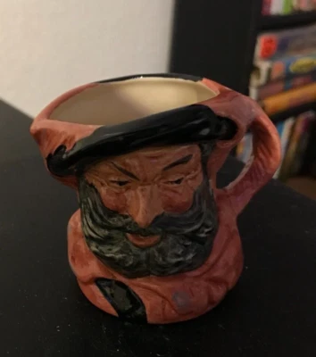 Royal Doulton TOBY MUG JUG Williamsburg Series FALSTAFF D6519 PETITE 2.5" Tall - Image 1 of 4