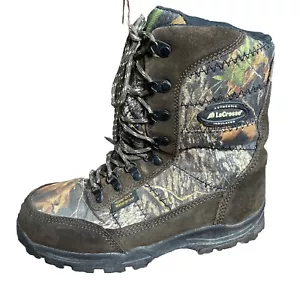 LACROSSE SILENCER HD 8" MOBU 800G CAMO Waterproof HUNTING BOOTS MENS US 8.5 42 - Picture 1 of 14