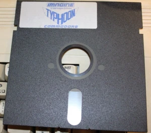 Typhoon (Imagine1990) Commodore 64 (Disk) working classic 8-bit - Picture 1 of 2