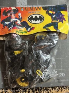 RARE VINTAGE TOY MEXICAN ACTION FIGURE BOOTLEG SUPER HEROES- Batman & Motorcycle - Picture 1 of 6