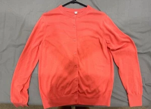 Uniqlo Red Cardigan Size M - Picture 1 of 4