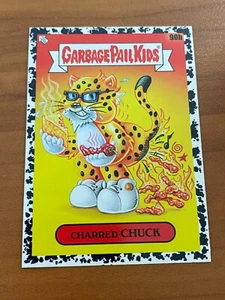 Topps Garbage Pail Kids Food Fight Black Border 2021 #90b CHARRED CHUCK - Imagen 1 de 2