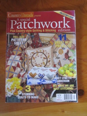 MAGAZINE AUSTRALIAN COUNTRY THREADS PATCHWORK VOL. 2 NO. 9  GREAT ** MUST SEE - Image 1 of 2