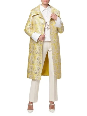 $7000 Valentino Iris Mujer Floral Brocado Abrigo Chaqueta Talla 44 / EE. UU. 8 - Italia Foto 1 de 4