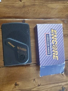 Encore Cordless Transistor Radio AM FM Untested - Picture 1 of 5