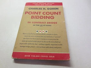 Point Count Bidding in Contract Bridge by Charles H. Goren paperback - Imagen 1 de 4